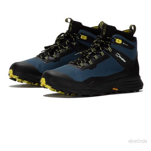 Berghaus Vc22 Mid GTX stövlar för män, Jet Black Hale marinblå majsskal, 47 EU 5054773842218