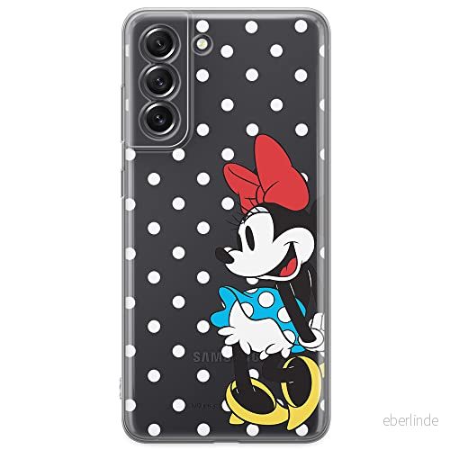ERT GROUP mobiltelefonfodral för Samsung S21 FE originalt och officiellt licensierat Disney mönster Minnie 034 optimalt anpassad till formen på mobiltelefonen, gedeeltelijk transparant 5903932985962