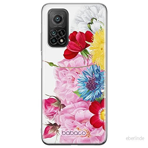 ERT GROUP mobiltelefonfodral för Huawei P20 originalt och officiellt licensierat Babaco mönster Flowers 056 Vit optimalt anpassad till formen på mobiltelefonen, fodral tillverkad av TPU plast 5905131358318