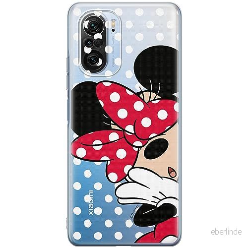 ERT GROUP mobiltelefonfodral för Xiaomi MI 11i/ REDMI K40/K40 PRO/POCO F3/ F3 PRO originalt och officiellt licensierat Disney mönster Minnie 003, gedeeltelijk transparant 5905511879587
