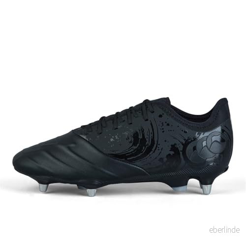 Canterbury Unisex Phoenix Genesis Pro stövel, svart/silver metallic, 42,5 EU, Svart silver 42.5 EU 5054773972397