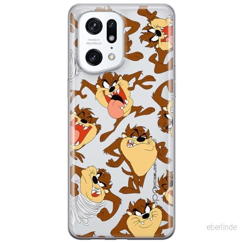 ERT GROUP mobiltelefonfodral för Oppo FIND X5 PRO originalt och officiellt licensierat Looney Tunes mönster Tasmanian 005 optimalt anpassad till formen på mobiltelefonen, gedeeltelijk transparant 5905511624828