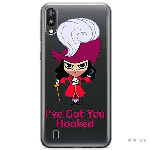 ERT GROUP mobiltelefonfodral för Samsung M10 originalt och officiellt licensierat Disney mönster James Hook 001 optimalt anpassad till formen på mobiltelefonen, gedeeltelijk transparant 5905131454133