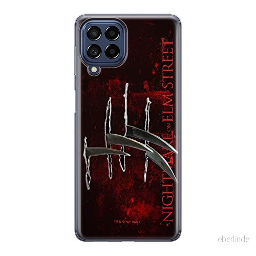 ERT GROUP mobiltelefonfodral för Samsung M33 5G originalt och officiellt licensierat Horror mönster Nightmare of Elm Street 004 anpassad till formen på mobiltelefonen, fodral tillverkad av TPU plast 5905511356651