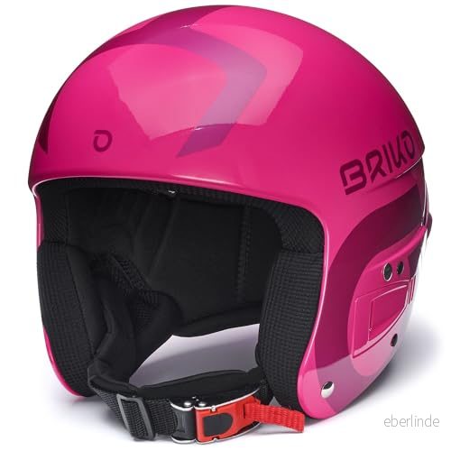 Briko, HELMET Unisex vuxen, glänsande rödviolett metallisk rosa, 52 8059075249380