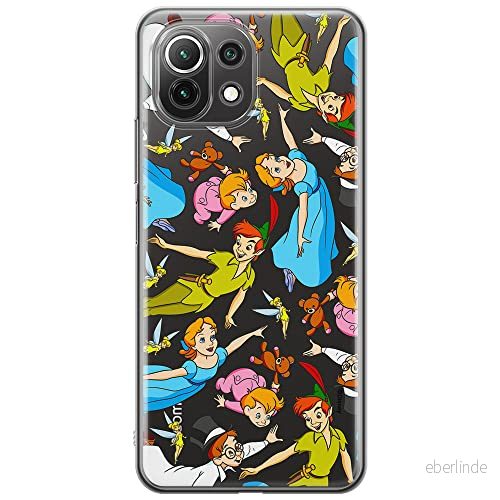 ERT GROUP mobiltelefonfodral för Xiaomi 11 LITE 4G/5G originalt och officiellt licensierat Disney mönster Peter Pan 002, gedeeltelijk transparant 5905131790293