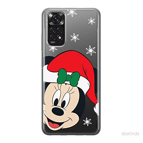 ERT GROUP mobiltelefonfodral för Xiaomi REDMI NOTE 11S 4G / 11 originalt och officiellt licensierat Disney mönster Minnie 060, gedeeltelijk transparant 5905511559175