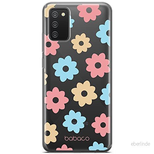 ERT GROUP mobiltelefonfodral för Samsung A02S originalt och officiellt licensierat Babaco mönster Flowers 011 optimalt anpassad till formen på mobiltelefonen, gedeeltelijk transparant 5903932590586