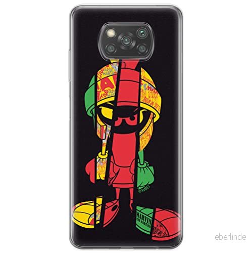 ERT GROUP mobiltelefonfodral för Xiaomi POCOPHONE X3 originalt och officiellt licensierat Looney Tunes mönster Marvin 003 anpassad till formen på mobiltelefonen, fodral tillverkad av TPU plast 5903537126166