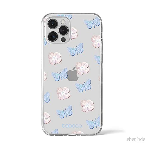 ERT GROUP mobiltelefonfodral för Iphone 12 PRO MAX originalt och officiellt licensierat Babaco mönster Flowers 043 optimalt anpassad till formen på mobiltelefonen, gedeeltelijk transparant 5905131318862