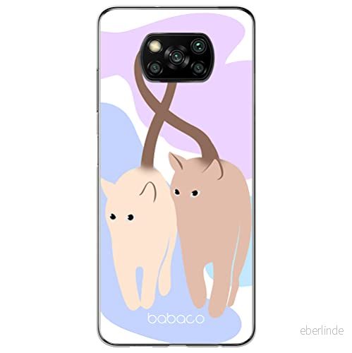 ERT GROUP mobiltelefonfodral för Xiaomi POCOPHONE X3 originalt och officiellt licensierat Babaco mönster Cats 013 optimalt anpassad till formen på mobiltelefonen, fodral tillverkad av TPU plast 5905131109125
