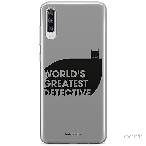 ERT GROUP mobiltelefonfodral för Samsung A70 originalt och officiellt licensierat DC mönster Batman 051 optimalt anpassad till formen på mobiltelefonen, fodral tillverkad av TPU plast 5905131540164
