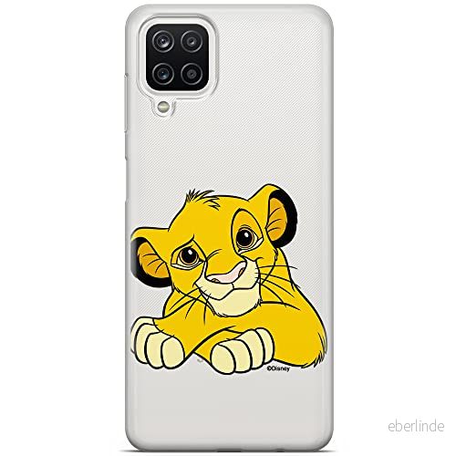 ERT GROUP mobiltelefonfodral för Samsung A12 / M12 F12 originalt och officiellt licensierat Disney mönster Simba & Friends 009 anpassad till formen på mobiltelefonen, gedeeltelijk transparant 5905131178398