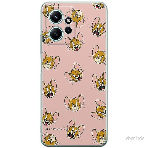 ERT GROUP mobiltelefonfodral för Xiaomi REDMI NOTE 12 4G originalt och officiellt licensierat Tom & Jerry mönster 008 optimalt anpassad till formen på mobiltelefonen, fodral tillverkad av TPU plast 5905511944506