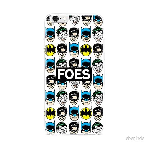 ERT GROUP mobiltelefonfodral för Iphone 6/6S originalt och officiellt licensierat DC mönster Batman 078 optimalt anpassad till formen på mobiltelefonen, gedeeltelijk transparant 5905131499493