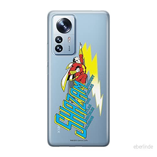 ERT GROUP mobiltelefonfodral för Xiaomi 12 / 12X originalt och officiellt licensierat DC mönster Shazam 002 optimalt anpassad till formen på mobiltelefonen, gedeeltelijk transparant 5905511476632