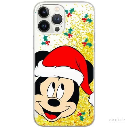 ERT GROUP mobiltelefonfodral för Apple Iphone 12 PRO MAX originalt och officiellt licensierat Disney mönster Mickey 041 Vit optimalt anpassad till formen på mobiltelefonen, med glitter overflow effekt 5903040383001