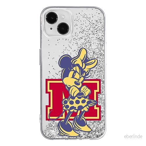 ERT GROUP mobiltelefonfodral för Apple Iphone 14 PLUS originalt och officiellt licensierat Disney mönster Minnie 072 optimalt anpassad till formen på mobiltelefonen, med glitter overflow effekt 5905795024574