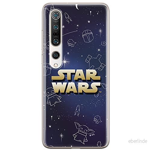 ERT GROUP mobiltelefonfodral för Xiaomi MI 10 / PRO originalt och officiellt licensierat Star Wars mönster Baby Yoda 022 anpassad till formen på mobiltelefonen, fodral tillverkad av TPU plast 5904805074141
