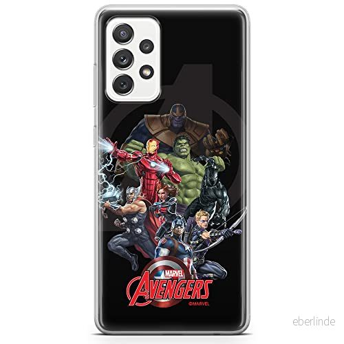 ERT GROUP mobiltelefonfodral för Samsung A73 5G originalt och officiellt licensierat Marvel mönster Avengers 028 optimalt anpassad till formen på mobiltelefonen, fodral tillverkad av TPU plast 5904805523168