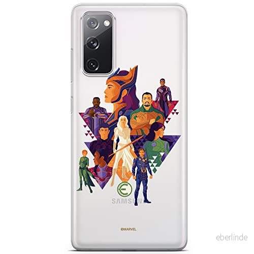 ERT GROUP mobiltelefonfodral för Samsung S20 FE / 5G originalt och officiellt licensierat Marvel mönster Eternals 007 optimalt anpassad till formen på mobiltelefonen, gedeeltelijk transparant 5904805114328