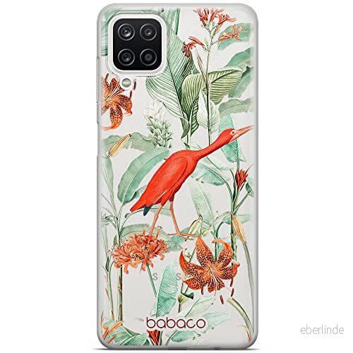 ERT GROUP mobiltelefonfodral för Samsung A12 / M12 F12 originalt och officiellt licensierat Babaco mönster Flowers 049 optimalt anpassad till formen på mobiltelefonen, gedeeltelijk transparant 5905131343147