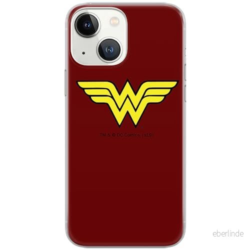 ERT GROUP mobiltelefonfodral för Iphone 13 MINI originalt och officiellt licensierat DC mönster Wonder Woman 005 Vit optimalt anpassad till formen på mobiltelefonen, fodral tillverkad av TPU plast 5903932846461