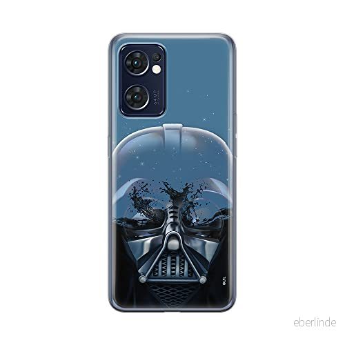 ERT GROUP mobiltelefonfodral för Oppo RENO 7 5G originalt och officiellt licensierat Star Wars mönster Darth Vader 026 optimalt anpassad till formen på mobiltelefonen, fodral tillverkad av TPU plast 5905511311889