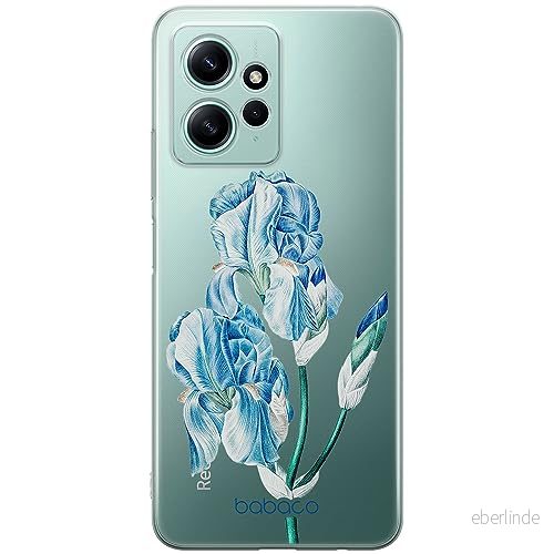 ERT GROUP mobiltelefonfodral för Xiaomi REDMI NOTE 12 4G originalt och officiellt licensierat Babaco mönster Flowers 025 optimalt anpassad till formen på mobiltelefonen, gedeeltelijk transparant 5905511946920