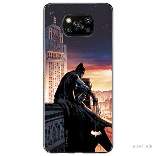 ERT GROUP mobiltelefonfodral för Xiaomi POCOPHONE X3 originalt och officiellt licensierat DC mönster Batman 060 optimalt anpassad till formen på mobiltelefonen, fodral tillverkad av TPU plast 5905131533319