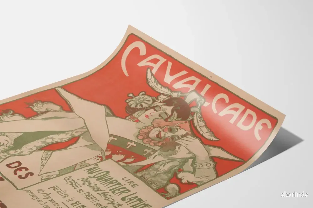 Vintageaffisch Studentkavalkad - Konstnärlig väggdekoration - Bild 3