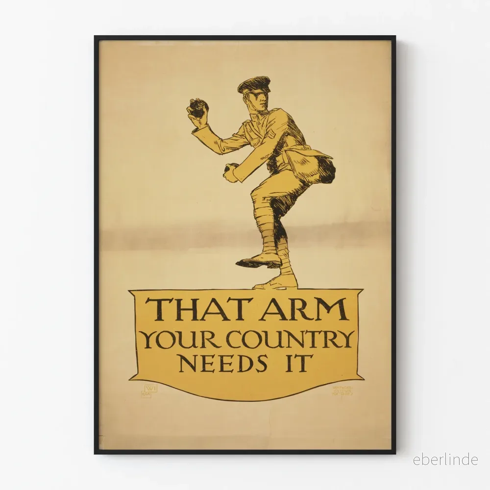 Vintage militärposter som det här armé ditt land behöver