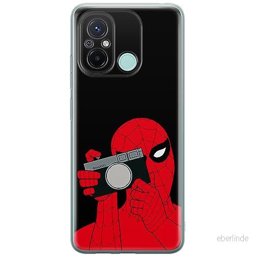 ERT GROUP mobiltelefonfodral för Xiaomi REDMI 12C/ 11A originalt och officiellt licensierat Marvel mönster Spider Man 026 anpassad till formen på mobiltelefonen, fodral tillverkad av TPU plast 5905795003531