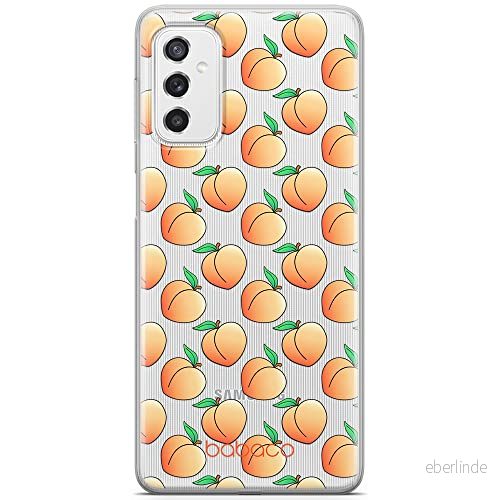ERT GROUP mobiltelefonfodral för Samsung M52 5G originalt och officiellt licensierat Babaco mönster Peaches 001 optimalt anpassad till formen på mobiltelefonen, gedeeltelijk transparant 5904805488474