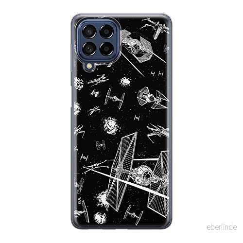 ERT GROUP mobiltelefonfodral för Samsung M53 5G originalt och officiellt licensierat Star Wars mönster 038 optimalt anpassad till formen på mobiltelefonen, fodral tillverkad av TPU plast 5905511384500