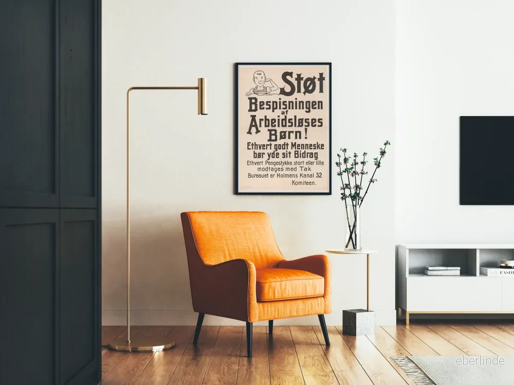 Vintageposter Barnens barndom och social solidaritet - Stöd barnens måltider - Bild 2