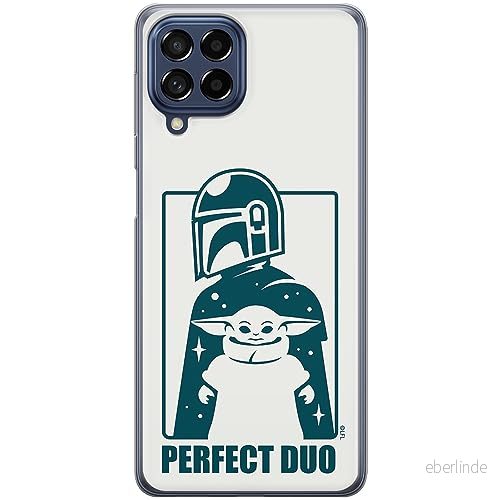 ERT GROUP mobiltelefonfodral för Samsung M33 5G originalt och officiellt licensierat Star Wars mönster Baby Yoda 034 optimalt anpassad till formen på mobiltelefonen, fodral tillverkad av TPU plast 5905511760502