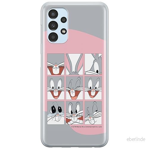 ERT GROUP mobiltelefonfodral för Samsung A13 4G originalt och officiellt licensierat Looney Tunes mönster Bugs 015 optimalt anpassad till formen på mobiltelefonen, fodral tillverkad av TPU plast 5905795078393