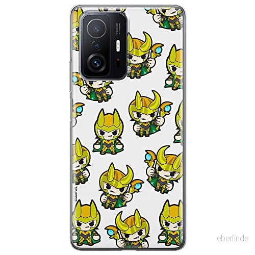 ERT GROUP mobiltelefonfodral för Xiaomi 11T 5G / PRO originalt och officiellt licensierat Marvel mönster Loki 003 optimalt anpassad till formen på mobiltelefonen, fodral tillverkad av TPU plast 5904805560828