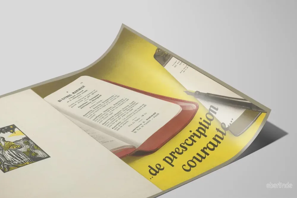 Vintage reklamposter för Bi-Citrol Marinier - Bild 2