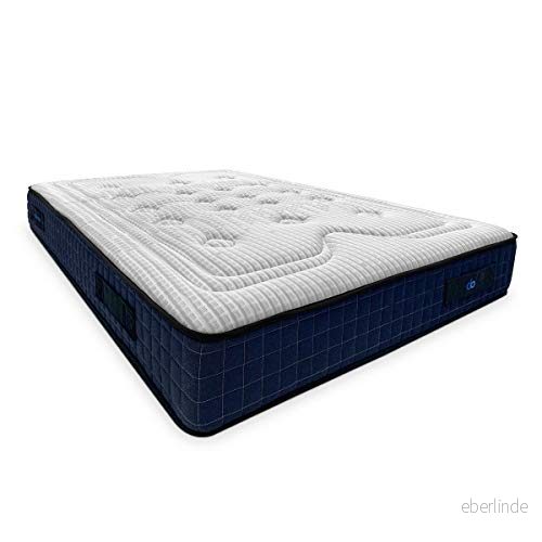 Duérmete Online Madeira madrass med fickfjädrar + Memory Skum 7 sovzoner, Bed självständighet, Medium fasthet, Visco, 135 x 190 8445355029191