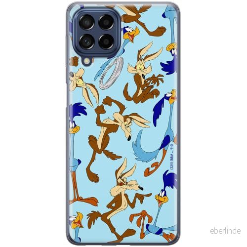 ERT GROUP mobiltelefonfodral för Samsung M53 5G originalt och officiellt licensierat Looney Tunes mönster 021 optimalt anpassad till formen på mobiltelefonen, fodral tillverkad av TPU plast 5905511679484
