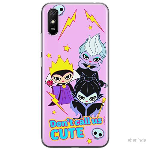 ERT GROUP mobiltelefonfodral för Xiaomi REDMI 9A originalt och officiellt licensierat Disney mönster Villains 003 optimalt anpassad till formen på mobiltelefonen, fodral tillverkad av TPU plast 5905131374875