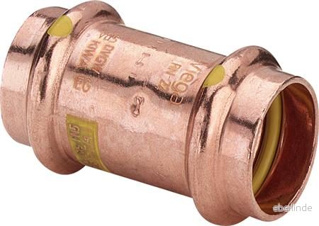 Viega V Gas Skarvmuff 22 mm Koppar 4015211346508