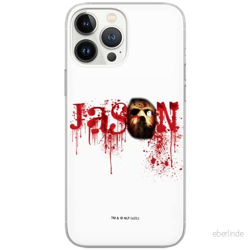 ERT GROUP mobiltelefonfodral för Iphone 13 PRO MAX originalt och officiellt licensierat Horror mönster Friday the 13th 001 anpassad till formen på mobiltelefonen, fodral tillverkad av TPU plast 5905511096557