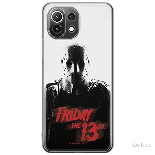 ERT GROUP mobiltelefonfodral för Xiaomi 11 LITE 4G/5G originalt och officiellt licensierat Horror mönster Friday the 13th 014, fodral tillverkad av TPU plast 5905511113537