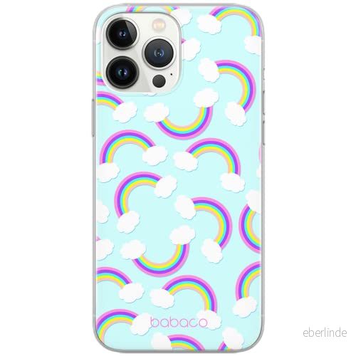 ERT GROUP mobiltelefonfodral för Samsung A50/A50s/A30s originalt och officiellt licensierat Babaco mönster Rainbow 002 Vit anpassad till formen på mobiltelefonen, fodral tillverkad av TPU plast 5904805418518