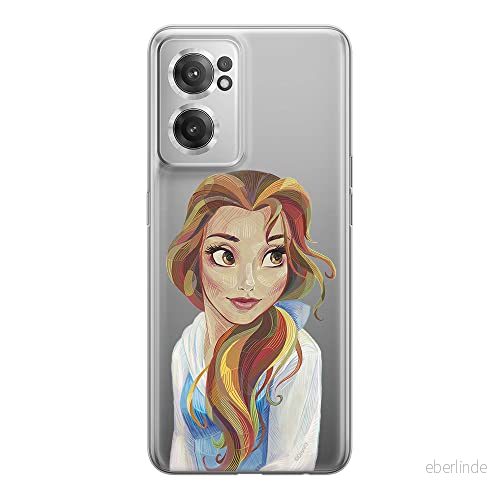 ERT GROUP mobiltelefonfodral för Oneplus NORD CE 2 originalt och officiellt licensierat Disney mönster Bella 003 optimalt anpassad till formen på mobiltelefonen, gedeeltelijk transparant 5905511296865