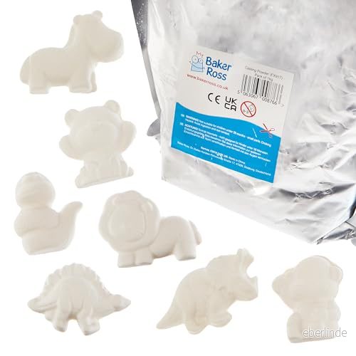 Baker Ross FX917 Gjutpulver 1kg, tillbehör för gjutformar och modellbygge 5063067008766