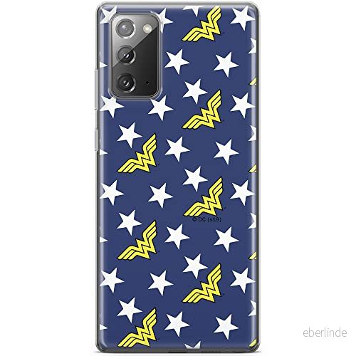 ERT GROUP mobiltelefonfodral för Samsung GALAXY NOTE 20 originalt och officiellt licensierat DC mönster Wonder Woman 007 optimalt anpassad till formen på mobiltelefonen, fodral tillverkad av TPU plast 5903040453520